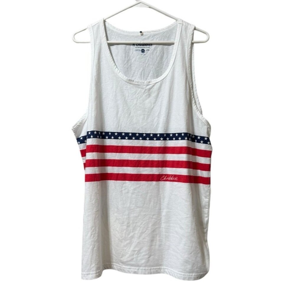 Chubbies Men XXL The Weekend Has Arrived Tank Top 4th Of July Patriotic Holiday‎